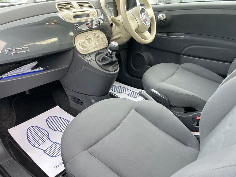 FIAT 500 1.2 COLOUR THERAPY 63 REG GREY 3 DOOR 12 MONTHS MOT TAX £35 TIMING BELT REPLACED