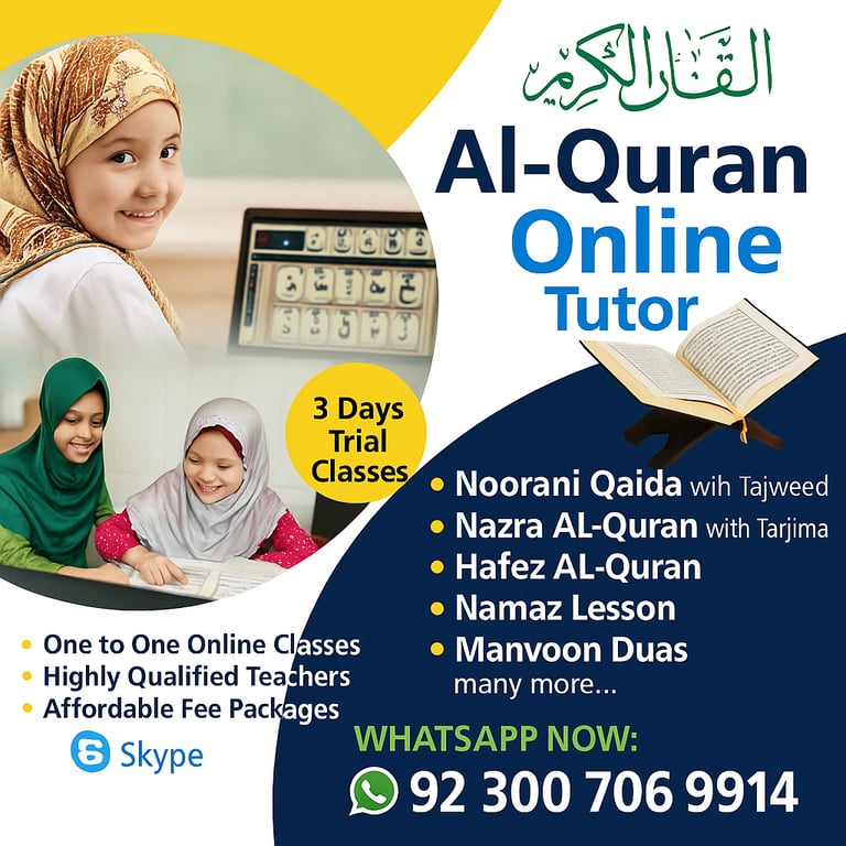 Online Quran Teaching with Tajweed – For Kids & Adults