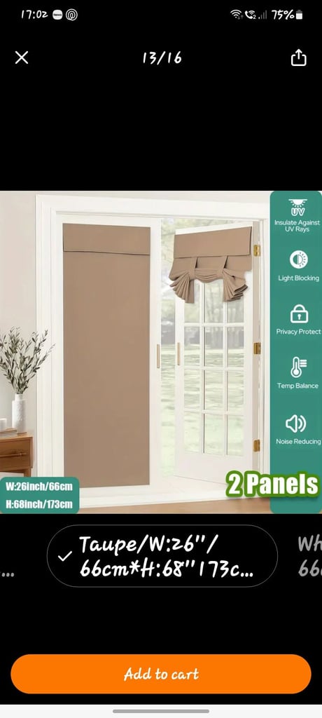 image for Interior door blinds