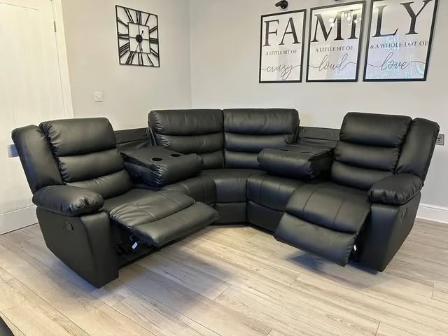 image for Roma Recliner Corner Sofa - Premium Comfort  |  35% Discount  -  Free Delivery !! **
