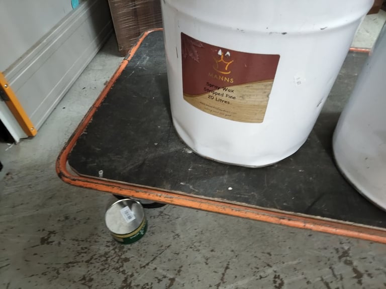 image for 3 x 20 litre furniture wax 