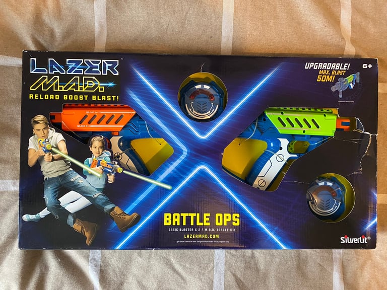 image for NEW IN BOX Lazer M.A.D laser tag game 