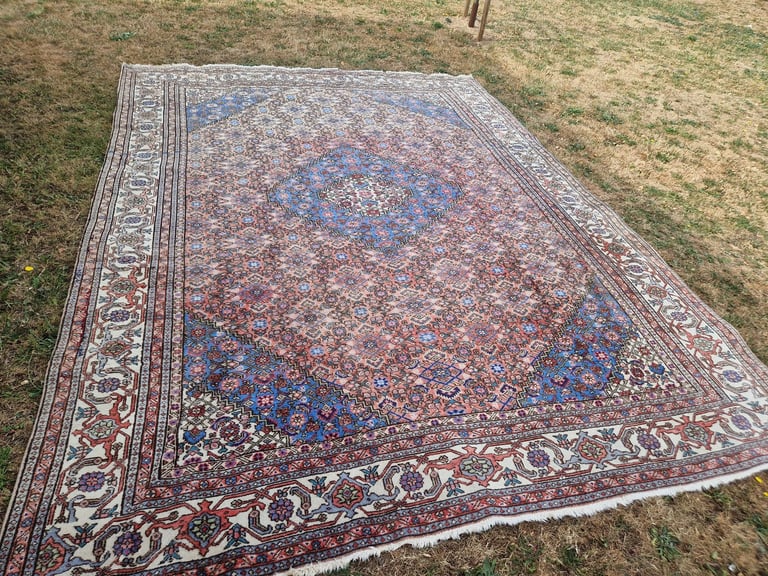 large handmade wool rug  
