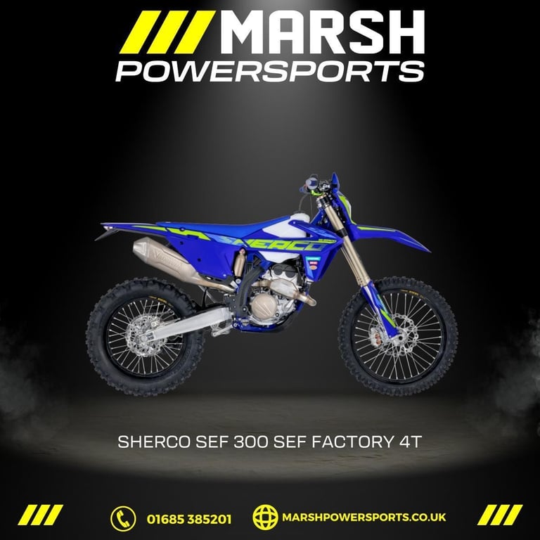Sherco 300 SEF Factory 4t 2026 - Sherco Main Dealer - Buy Today!