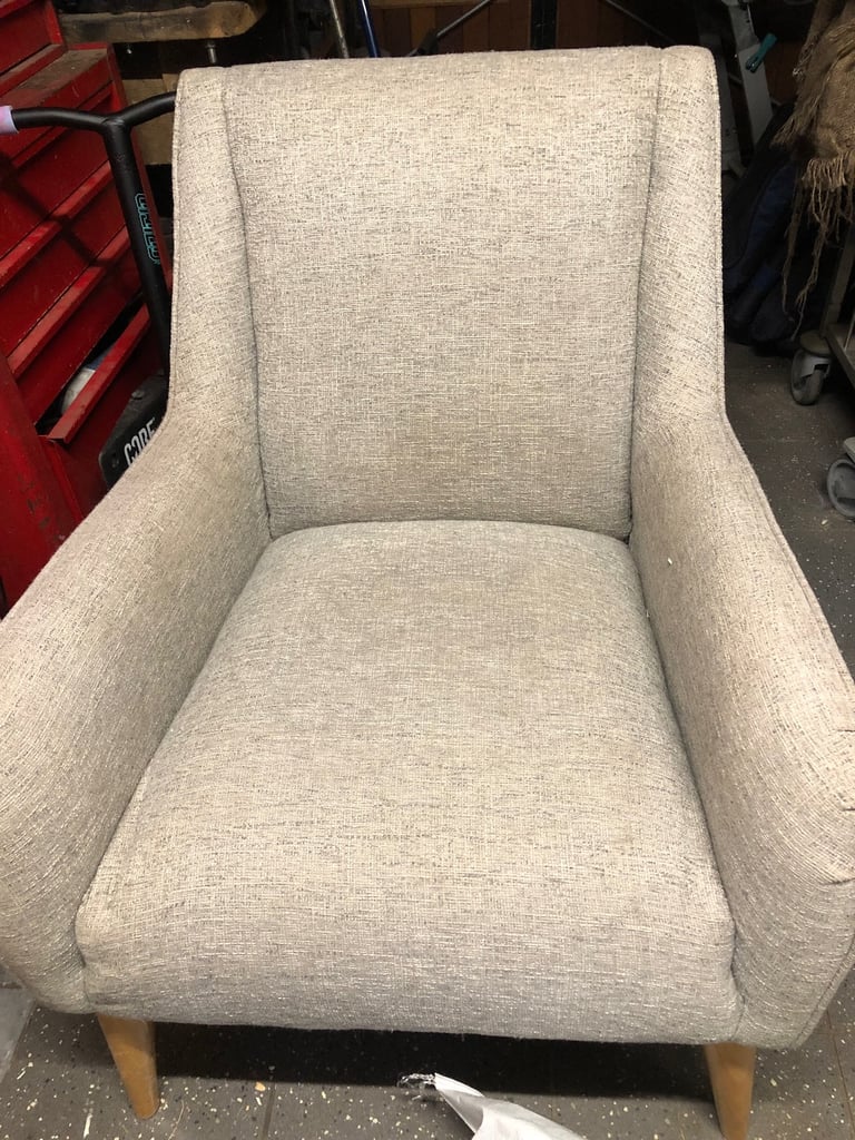 Grey armchair