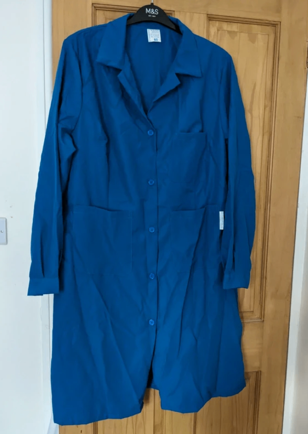 NEW Women's Beauty Cleaning Lab Overall Coat - Size 28 UK