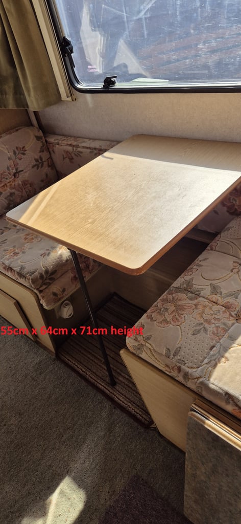 image for Caravan motorhome camper or boat table - not free standing (attached to the wall)