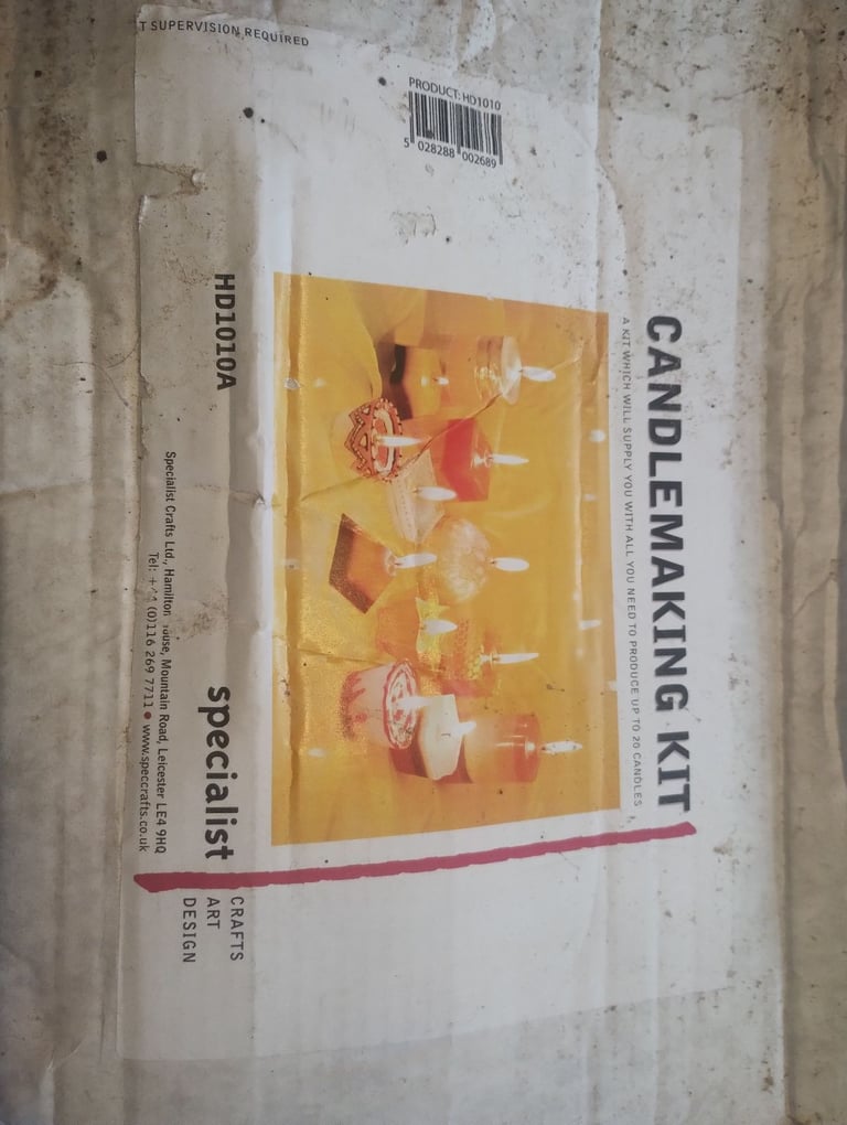 Adult candle making kit for 20 candles for arts and crafts 