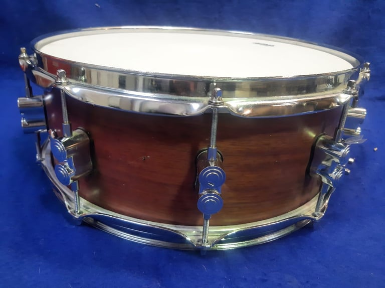 PDP Limited Edition 18 Ply Bubinga and Maple Shell 14in x 5.1/2in Refurbished Snare Drum ~ £175 ono