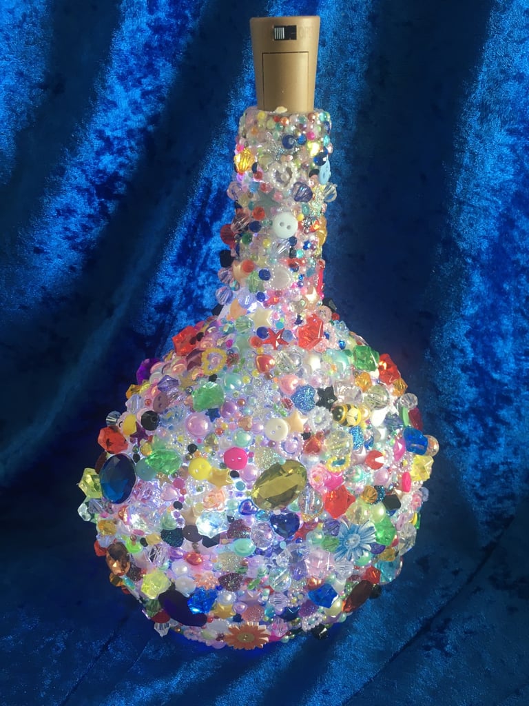 Jewelled Bottle light ~ New 