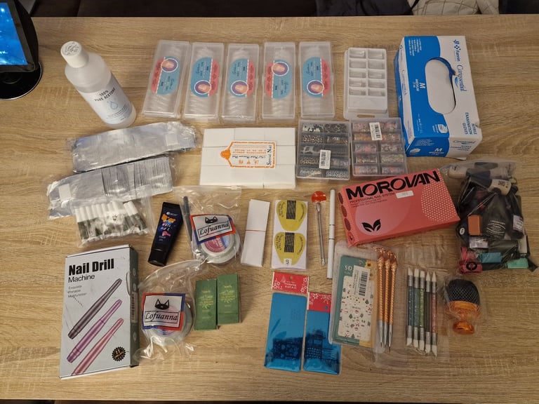 image for Huge lot of nail art and extention item over £100  worth