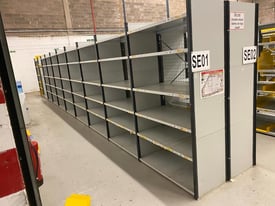 100 Bays Used Shelving - Warehouse, Storage - Link 51