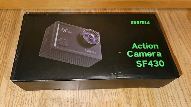 image for Surfola Action Camera SF430 5K 30FPS,WiFi 40M Waterproof + Remote Control