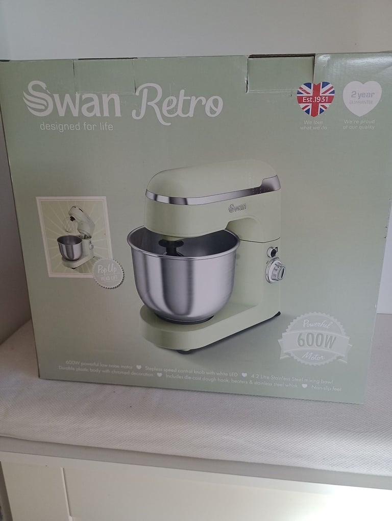 Food mixer swan retro green
