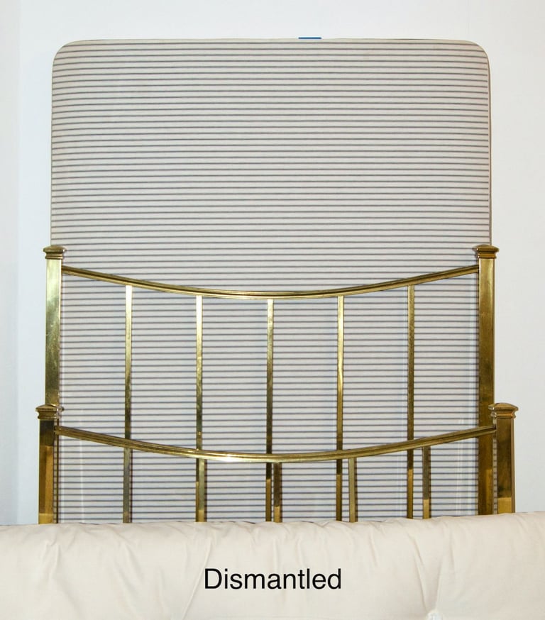 Vintage Antique Brass Bed. Single.