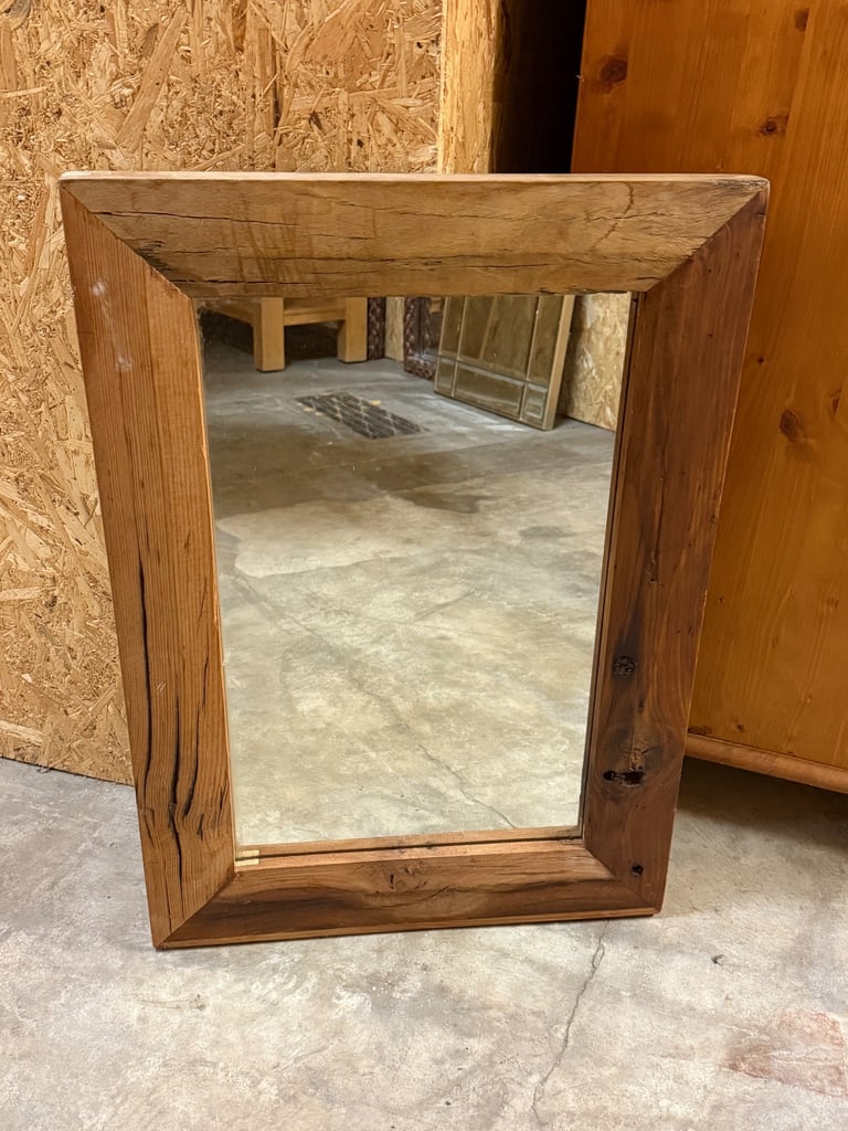 image for Solid Wood Framed Mirror 70x50cm