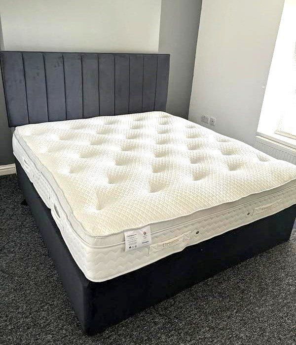 Budget Double Divan Bed with 2 or 4 Drawer Options **