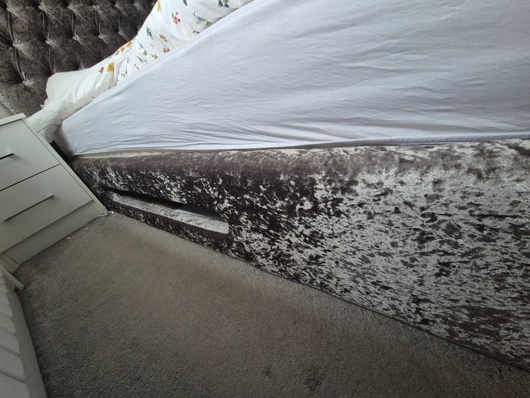 King Size bed with integrated TV Stand for sale