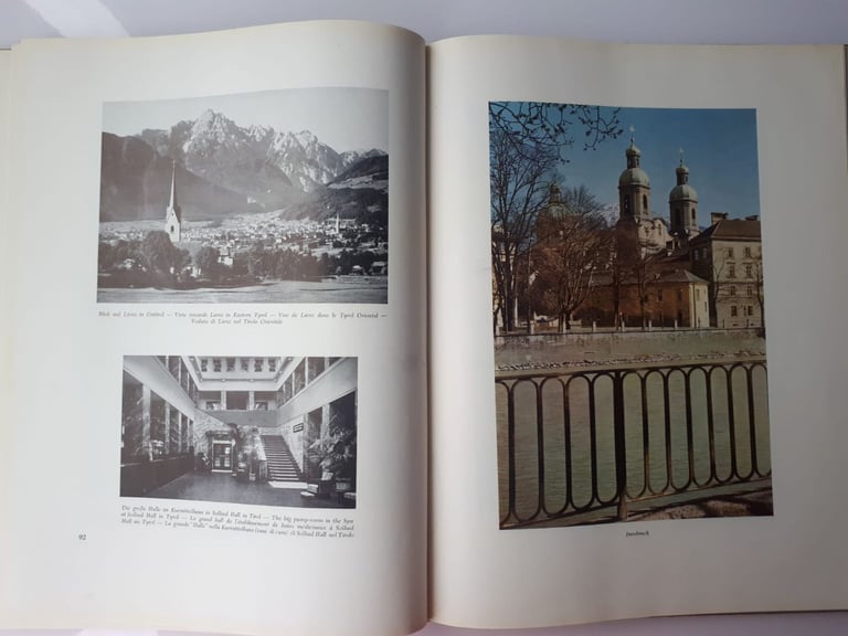Tyrol. Franz Gschnitzer, Very rare book about Alps in Austria from 1950 Österreich 