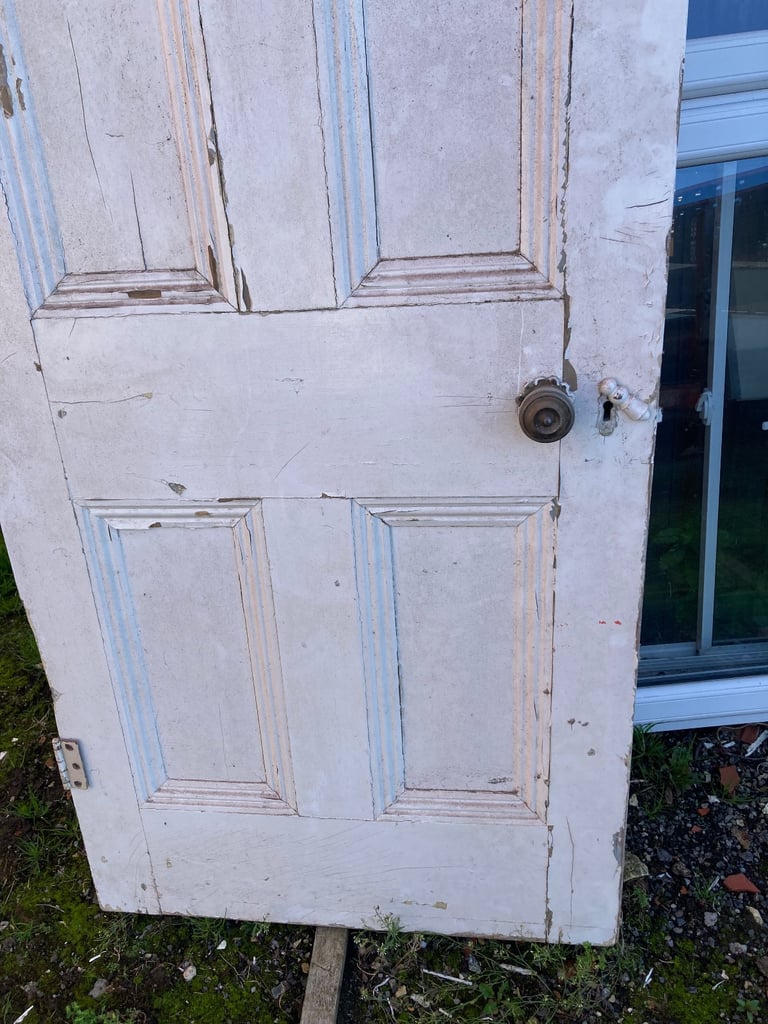 Reclaimed vintage four panel doors 