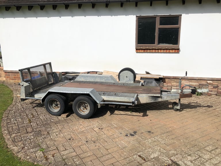 Plant Excavator Timberwolf twin wheel  trailer