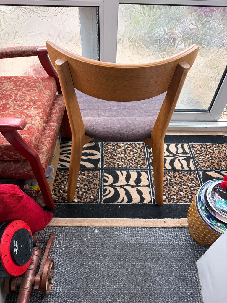 Mid century Macintosh teak chair 