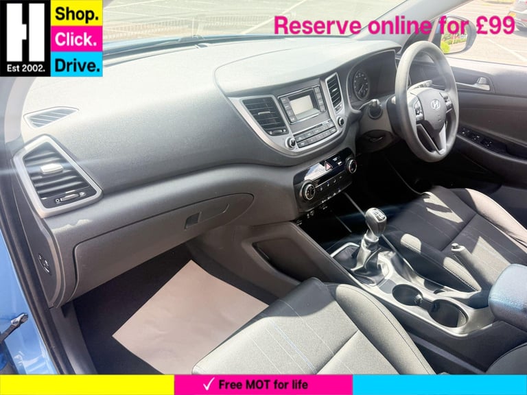2018 Hyundai TUCSON 1.6 GDi Blue Drive S Euro 6 (s/s) 5dr ESTATE Petrol Manual