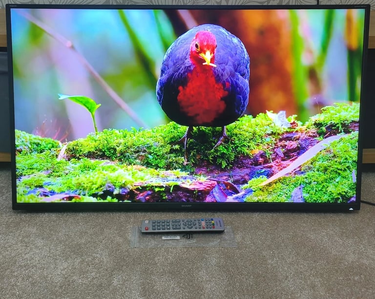 Sharp 43 inch Smart TV 4K Ultra HDR Ace Pro 400 Active Motion Catch-up TV 3x HDMI 43BJ2K
