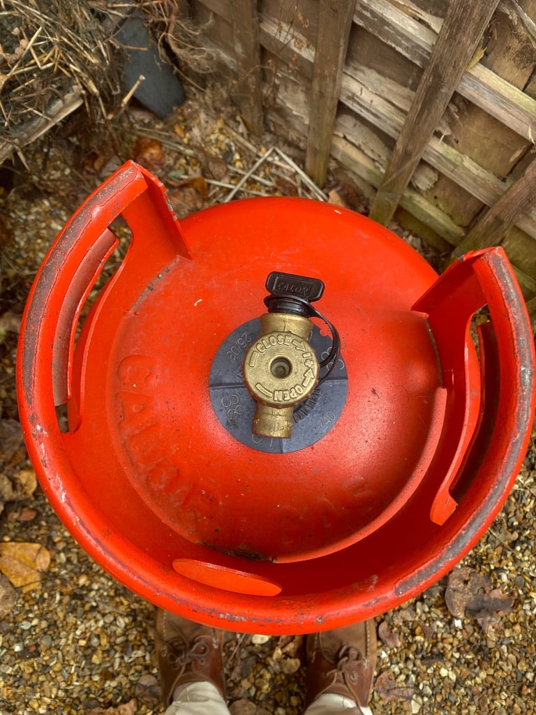 Calor gas bottle. New calor gas bottle.