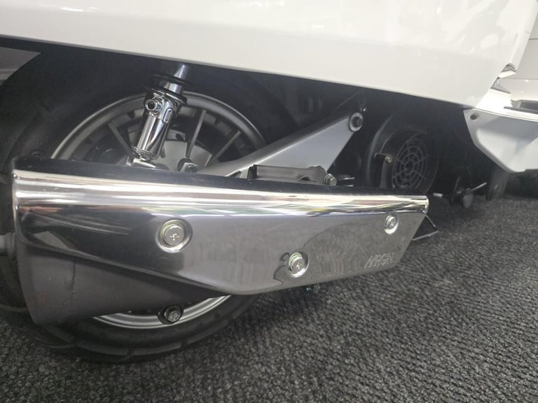 2021 Lambretta V200 Special in white , great looking scooter.