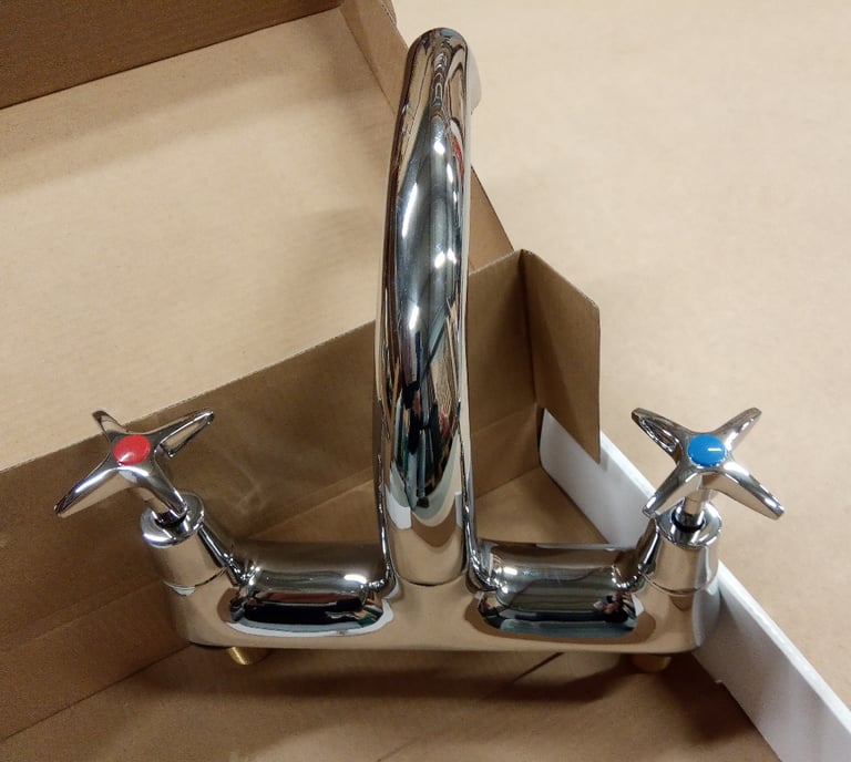 Kitchen Sink Cross Head Deck Mixer