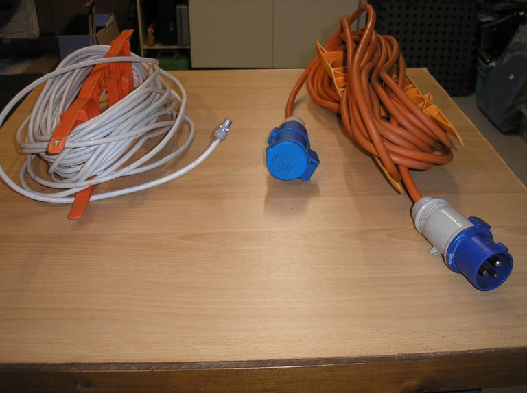 Caravan/Motorhome Electric Hook-Up & TV Coaxial Cable