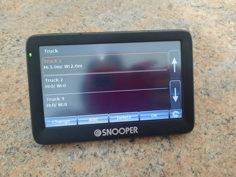 Lorry snooper s5100 plus satnav 