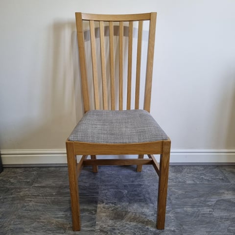 Ikea BJURSTA extending table complete with IKEA NORRNAS chairs