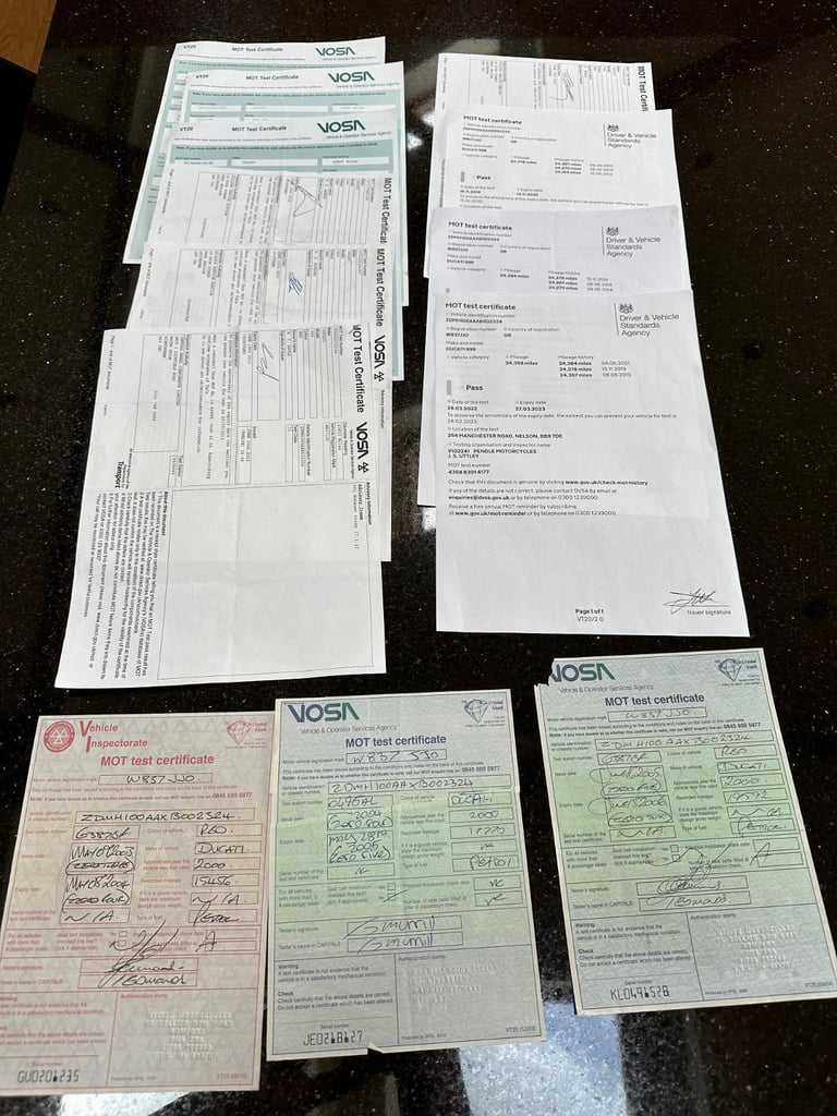 Ducati 996 SPS, Full History File