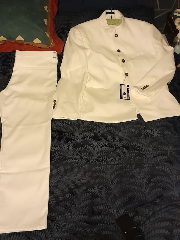 Formal Mandarin Collar 2-Piece Suit for men