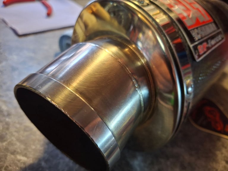 Delkevic slip on exhaust 