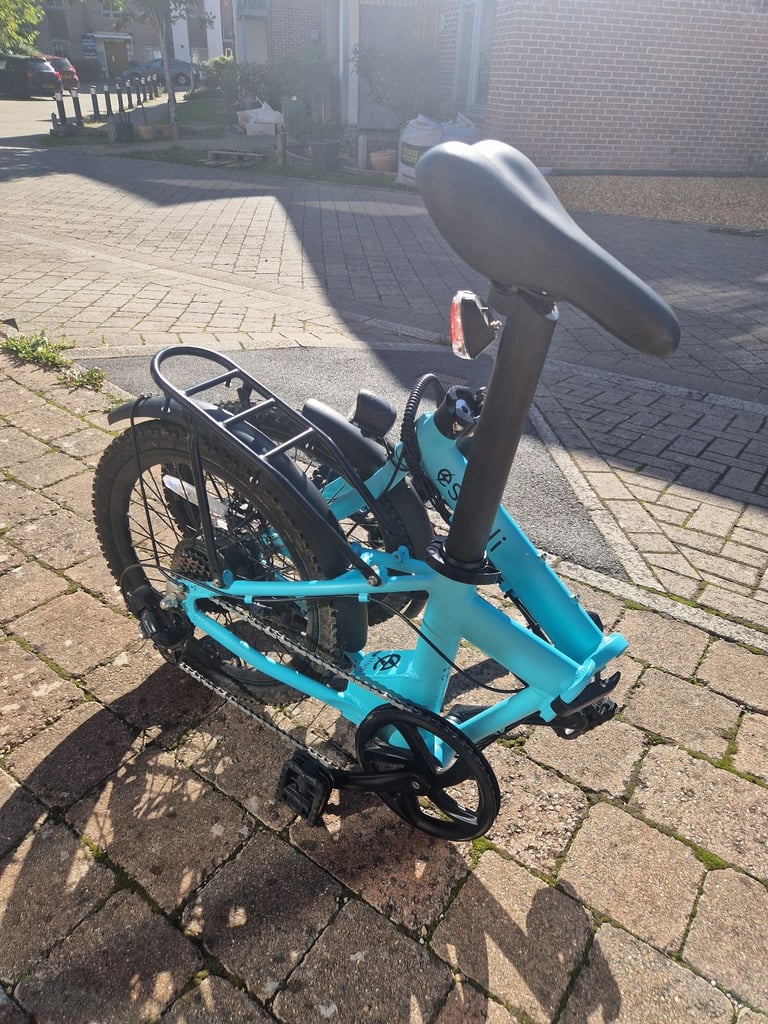 Estarli e20 Pro Folding Electric Bike – Blue (Excellent Condition)