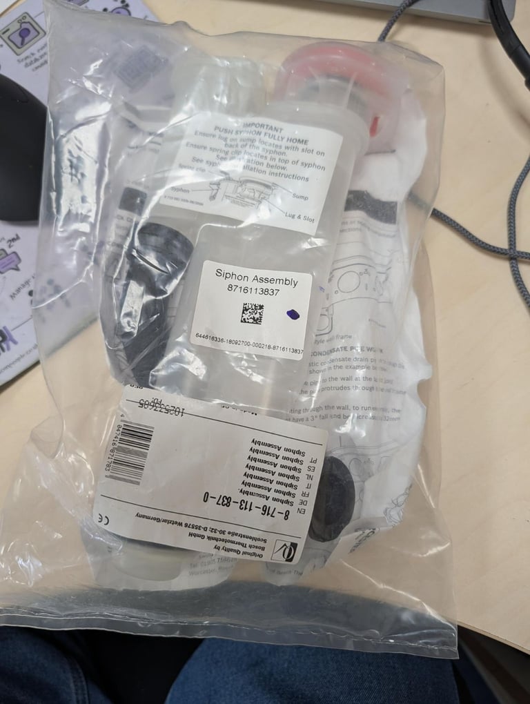 image for Worcester Boiler Syphon Assembly BNIB