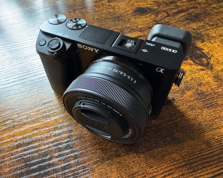 image for Sony A6100 Compact System Camera with 16-50mm OSS II Lens & 55-210mm OSS Lens, 4K Ultra HD.
