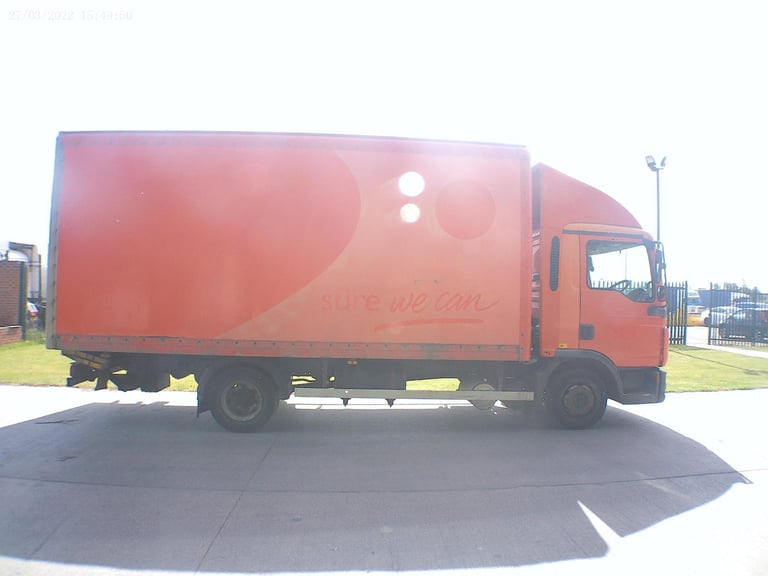 2009 MAN TGL manual 18 ft box tailift 8.1 mtr long mot 11/24