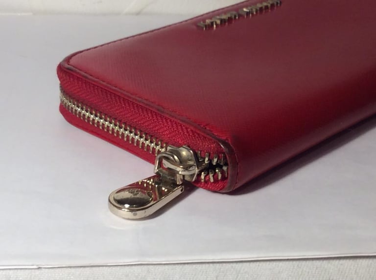 Karren Millen Red Leather Purse 