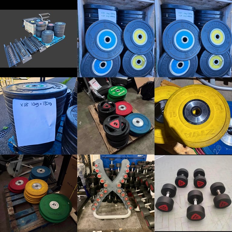 Dumbbells and weights plates for All