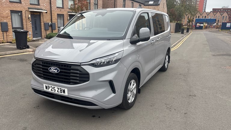 2025 Ford Transit Custom 320 L1 Diesel Fwd 2.0 EcoBlue 136ps H1 Double Cab Van Limited Auto Crew ...