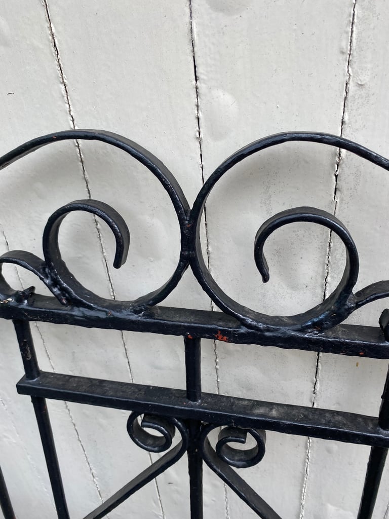 Vintage Black Metal Gates