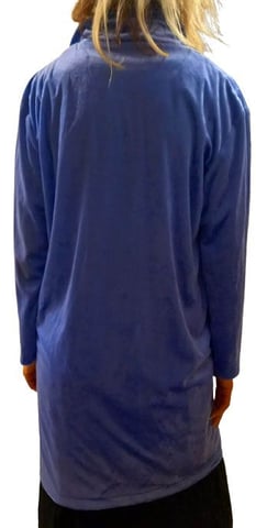 Vintage 1980s STUDIO-V by IRIE mauve velvet Coat in Lambeth - Main Image