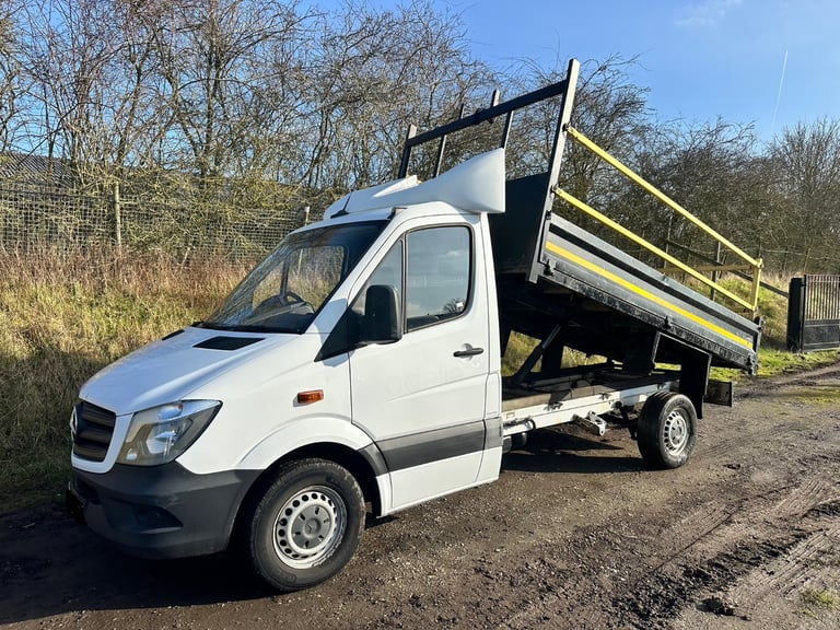 MERCEDES SPRINTER 314 CDI DIESEL 2018 68-REG TIPPER TRUCK *EURO 6* DRIVES EXCELLENT