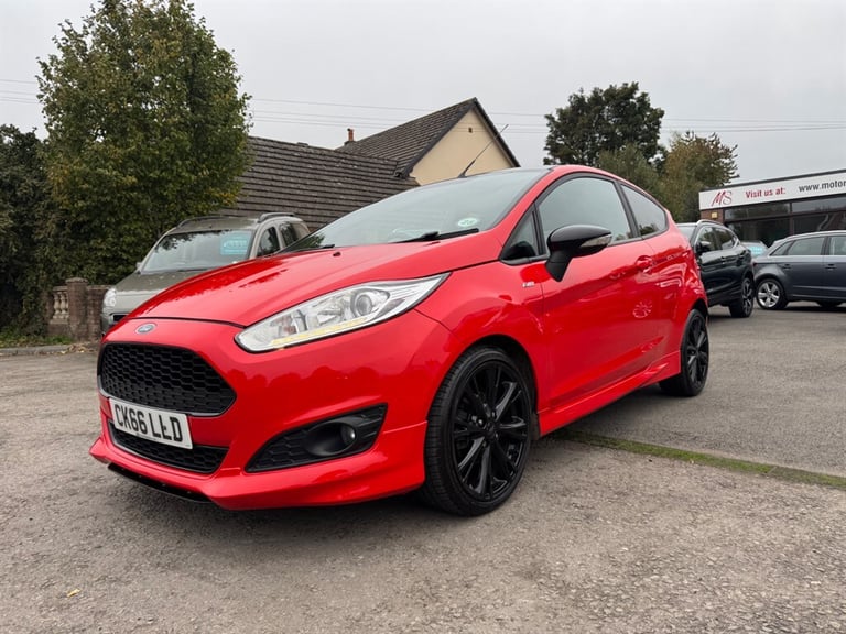 2016 Ford Fiesta 1.0 EcoBoost 140 ST-Line Red 3dr HATCHBACK PETROL Manual