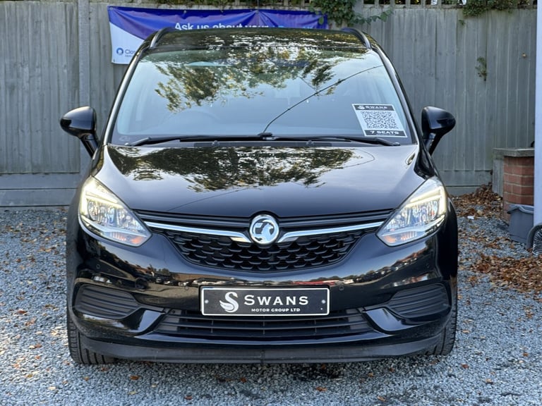 2016 Vauxhall Zafira Tourer 1.4 I Turbo Design Petrol Manual 5 Door MPV Black