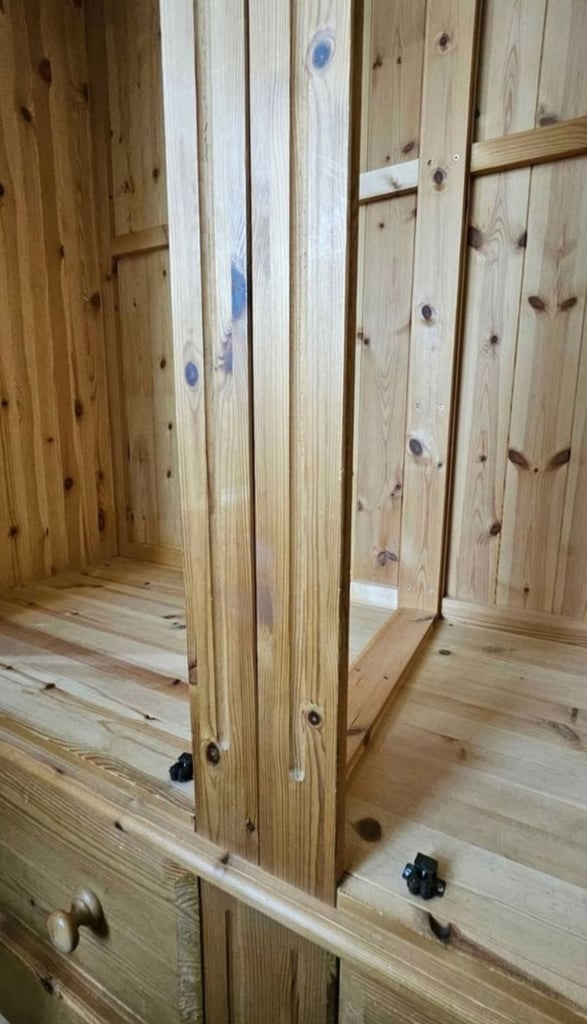 SOLID PINE WOOD Wardrobe - Quick Sale!